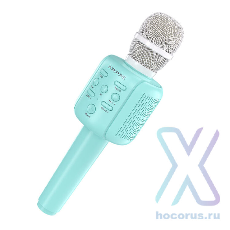 Микрофон BOROFONE BF1 Голубой (Bluetooth, динамики, USB) оптом