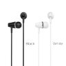 Проводные наушники HOCO M34 honor, Jack 3.5mm, 1.2 м, черный, контроллер с микрофоном 6957531078456 (МСК) оптом