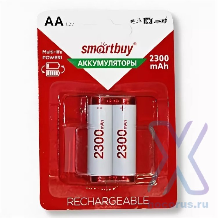 Аккумулятор Smartbuy R06 2300 mAh BL/2 оптом