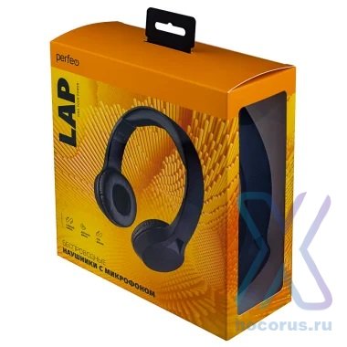 Полноразмерная bluetooth - гарнитура Perfeo LAP Black оптом