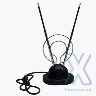 ТВ-Антенна комнатная Вектор AR-018 пассивная с питанием DVB-T/T2 оптом