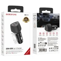 АЗУ BOROFONE BZ31D PD60W(2C) чёрный 6941991112669 (МСК)