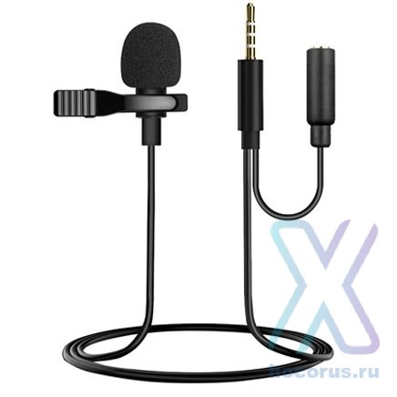 Микрофон GL-142 3.5 AUX+разъем для наушников  оптом