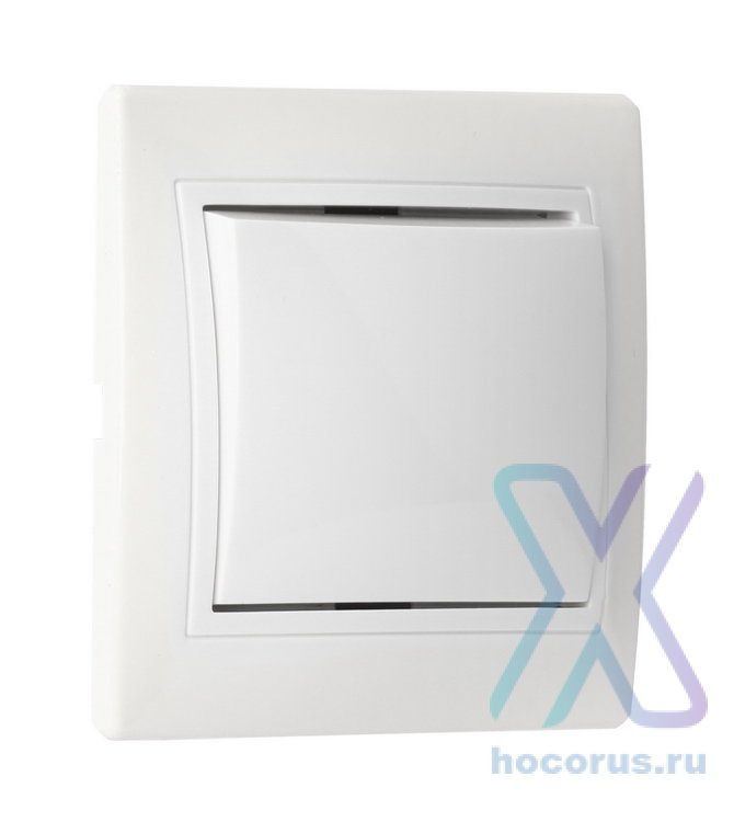 Выключатель 1-клавишный 10А белый "Венера" (SBE-01w-10-SW1-0) оптом