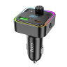 FM - Трансмиттер HOCO E81 Fantasy, USB+Type-C, 18 Вт, черный 6942007612296 (МСК) оптом