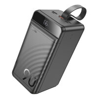 Портативный аккумулятор HOCO J123D Element 22.5W+PD20W, 90000 мА⋅ч, черный 6942007612104 (МСК)
