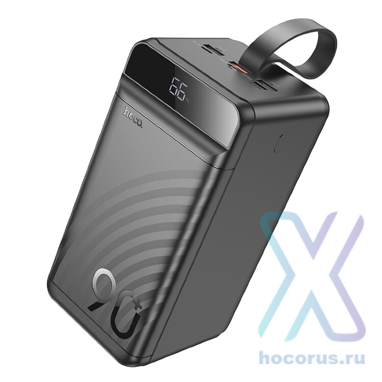 Портативный аккумулятор HOCO J123D Element 22.5W+PD20W, 90000 мА⋅ч, черный 6942007612104 (МСК) оптом