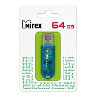 Флэш-накопитель 64 Gb MIREX ELF Blue