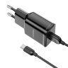 Зарядное устройство BOROFONE BA59A 3A USB + кабель Type-C Black быстрая зарядка оптом