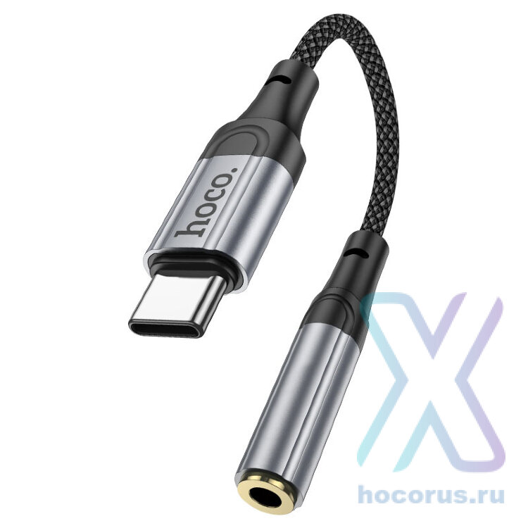 Переходник HOCO converter LS36 Fresh Digital Type-C to 3.5 audio converter black оптом
