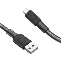 Кабель USB - microUSB HOCO X69 1 m силиконовый White