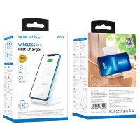 Беспроводное зарядное устройство BOROFONE BQ16 Cool creation, белый 6974443384055 (МСК)