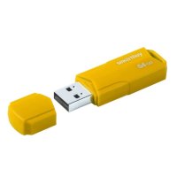 Флеш-накопитель 64 Gb SmartBuy Clue Yellow