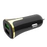 Автомобильное зарядное устройство HOCO Z31 Universe, 2*USB, 3.4A, черный 6931474709790 (МСК) оптом