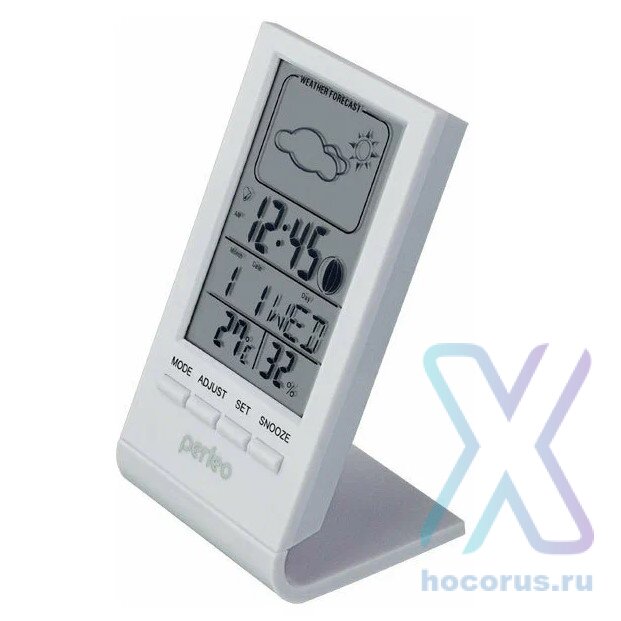 Часы-метеостанция Perfeo ANGLE PF-S2092 White оптом