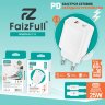 (МСК) CЗУ + кабель PD FaizFull FC170 USB-A 35W, USB-C 25W  (Нейлоновый кабель) R54049 оптом