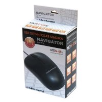 Мышь проводная  Nakatomi MON-05U Black  USB