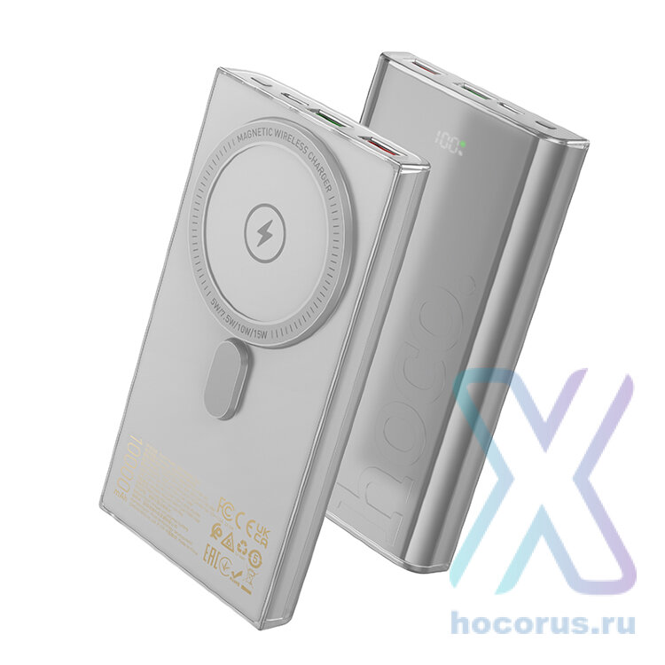 Портативный аккумулятор HOCO Q22 Taurus 22.5W+PD20W, 10000 мА⋅ч, черный, светодиодный дисплей 6942007612142 (МСК) оптом