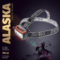 Фонарь Perfeo PFC3032 светодиодный налобный "Alaska", оранж