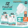 (МСК) CЗУ + кабель C-C FaizFull FC174 USB-A 25W, USB-C 25W Turbo Charge (Нейлоновый кабель) R54053 оптом