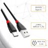 Кабель USB HOCO X27 Excellent, USB - Type-C, 2.4А, 1.2 м, черный 6957531085515 (МСК) оптом