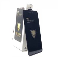 Стекла 10шт. iPHONE 12/6.1 PRO Aнтиударное Armor Anti-Shock O.G 9H BLACK 