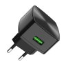 Зарядное устройство HOCO C70A USB, 3A, черный, 18W, быстрая зарядка 6931474706638 (МСК) оптом