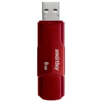 Флеш-накопитель 8 Gb SmartBuy Clue Burgundy