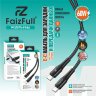 (МСК) Кабель FaizFull FR86 Type-C/Type-C (1м 60W) огнеупорный ,мягкий силикон R53672 оптом
