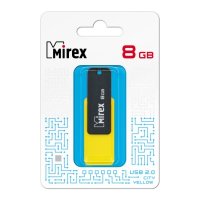 Флэш-накопитель 8 Gb MIREX CITY Wellow