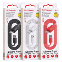 Кабель USB - lighting BOROFONE BX52 1 m силиконовый Black