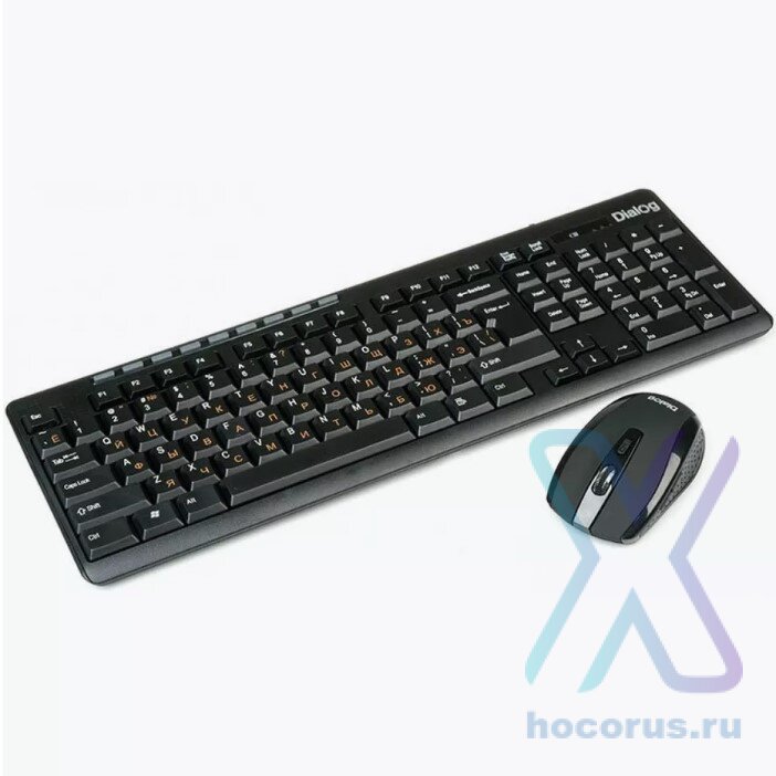Комплект беспроводной  Dialog KMROP-4020U Black Katana клавиатура+мышь оптом