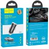 Автомобильное зарядное устройство HOCO Z32B Speed Up, USB+USB-C, черный 6931474739797 (МСК) оптом