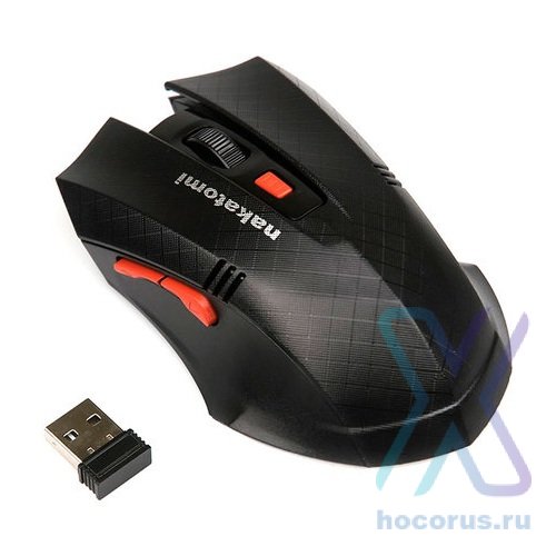 Мышь беспроводная  Nakatomi MRON-04U Black оптом