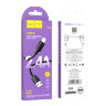 Кабель USB HOCO X96 Hyper, USB - Lightning, 2.4А, 1 м, черный 6931474799067 (МСК) оптом
