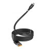 Кабель USB - microUSB VDENMENV (DENMEN) D11V (2.4 A) Black оптом