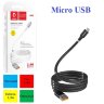 Кабель USB - microUSB VDENMENV (DENMEN) D11V (2.4 A) Black оптом