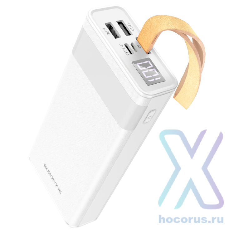 Внешний АКБ BOROFONE BJ18 20000mAh белый 6974443381382 (МСК) оптом