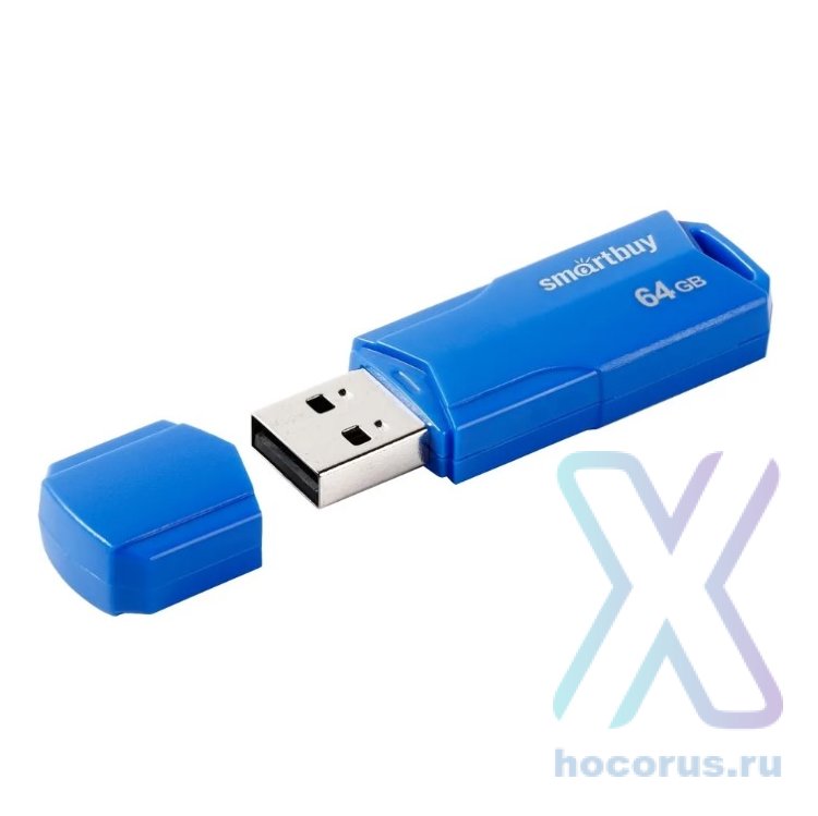 Флеш-накопитель 64 Gb Smartbuy Clue Blue оптом