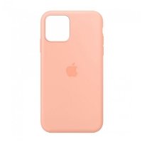 Silicone Case iPhone 12 Pro Max (6.7) бледно-персиковый Накладка силиконовая под оригинал "с логотипом" закрытая 00-00047174 (МСК)