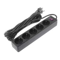 Фильтр сетевой Smartbuy 5 м Black 5розеток