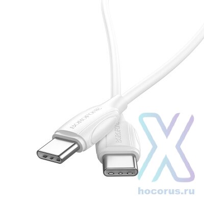 Кабель Type-C - Type-C BOROFONE BX19 PD 1m White оптом