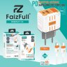 (МСК) CЗУ + кабель PD FaizFull FC184 USB-A 18W, USB-C 20W Быстрая зарядка (Нейлоновый кабель) R54154 оптом