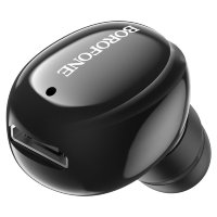 Bluetooth - гарнитура Borofone BC34 mono hand free Black (мятая упаковка)