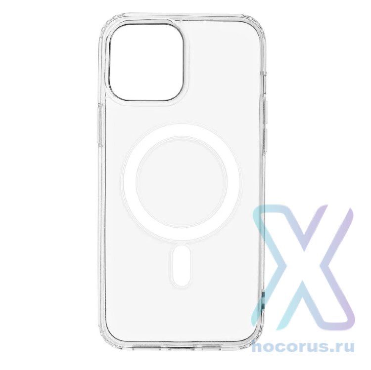 Бампер для телефона силиконовый прозрачный iPhone 13 Pro Max MagSafe оптом