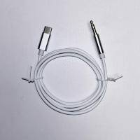 Переходник Type-C to 3.5 AUX Audio Adapter Cable PE White (в упаковке) БЕЗ ЛОГО