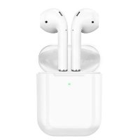 Bluetooth - гарнитура HOCO EW02 AirPodes White (мятая упаковка)