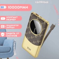 Аккумулятор внешний HOCO Q29 Type-C 10000mAh коричневый 00-00006972 (МСК)