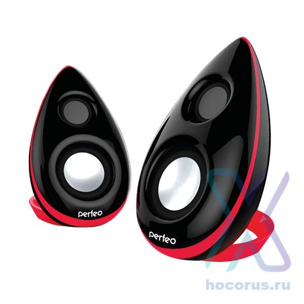 Колонки  Perfeo  PF-1961 ROCKET 2*3 USB Black оптом