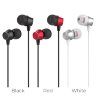 Проводные наушники HOCO M51 Proper, Jack 3.5mm, 1.2 м, черный, контроллер с микрофоном 6957531092261 (МСК) оптом